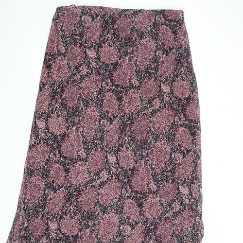 Fashion Plus Womens Multicoloured Geometric Polyester A-Line Skirt Size 20