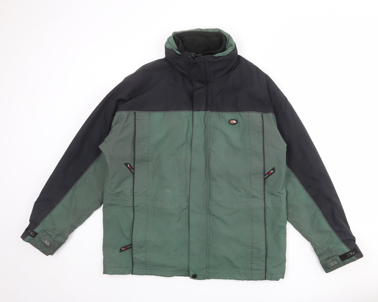 Trespass Mens Green Jacket Size S Zip