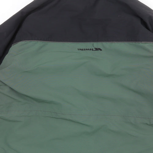 Trespass Mens Green Jacket Size S Zip
