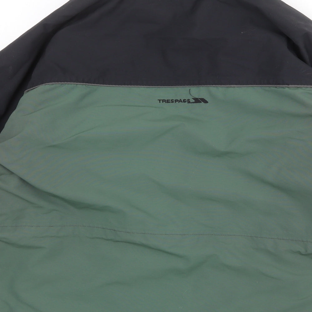 Trespass Mens Green Jacket Size S Zip