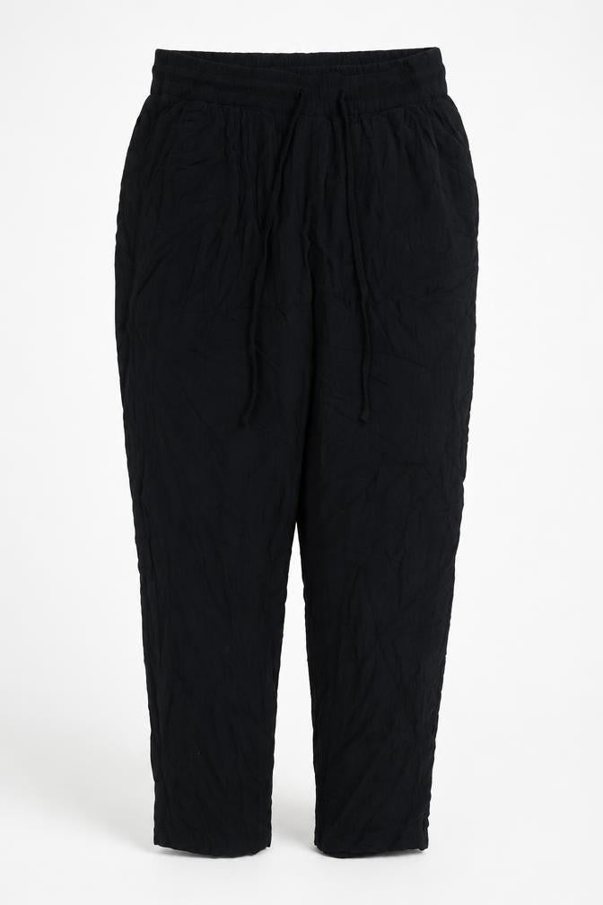 Marks and Spencer Womens Black Viscose Trousers Size 12 L30 in Regular