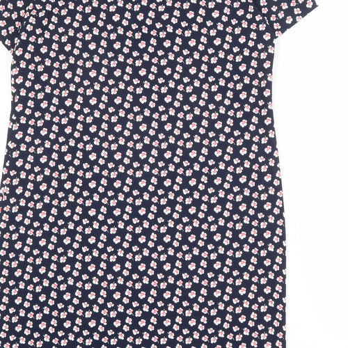 Select Womens Multicoloured Floral Polyester Sheath Size 12 V-Neck Pullover