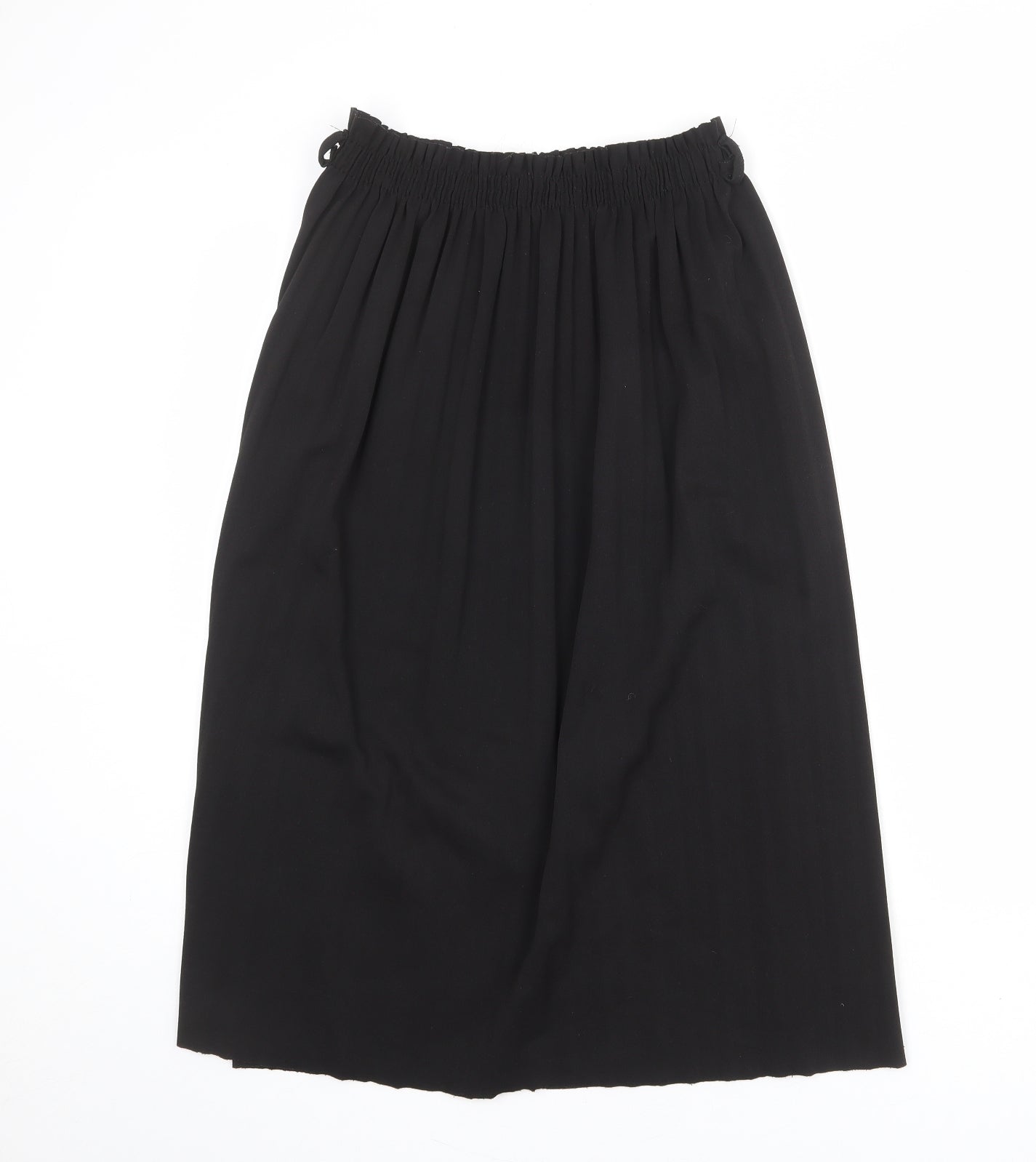 Boohoo Womens Black Polyester Peasant Skirt Size 28 in