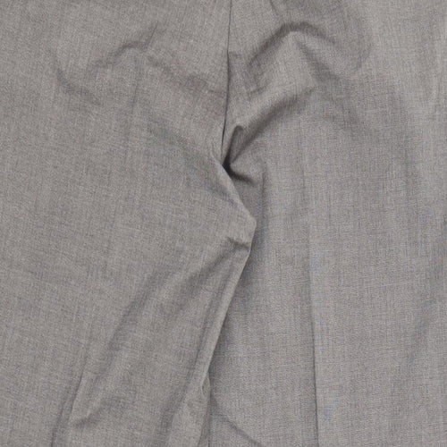River Island Womens Brown Polyester Dress Pants Trousers Size 10 L24 in Regular Zip