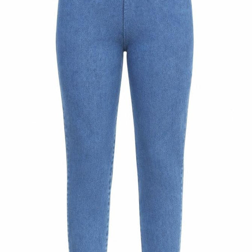 St Michael Womens Blue Cotton Jegging Jeans Size 10 L27 in Regular