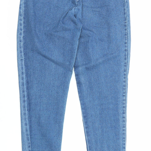 St Michael Womens Blue Cotton Jegging Jeans Size 10 L27 in Regular