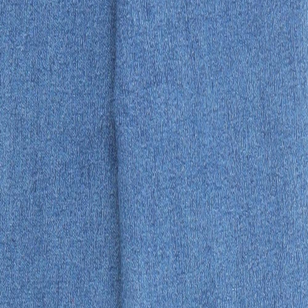 St Michael Womens Blue Cotton Jegging Jeans Size 10 L27 in Regular