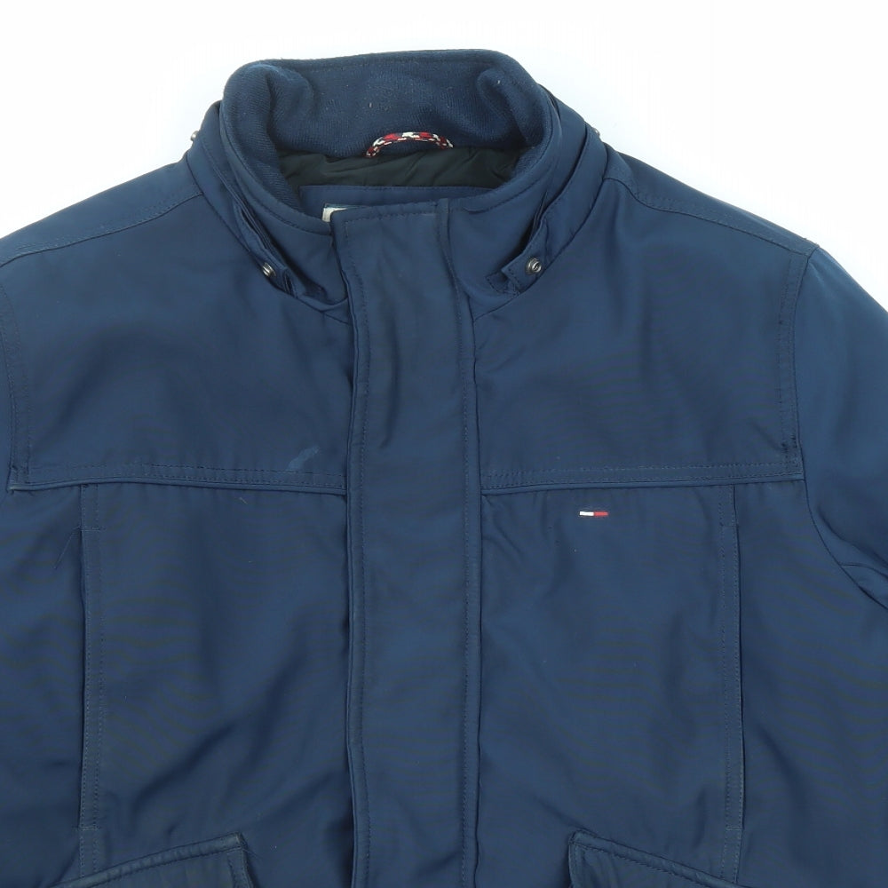 Tommy Hilfiger Mens Blue Jacket Size M Zip
