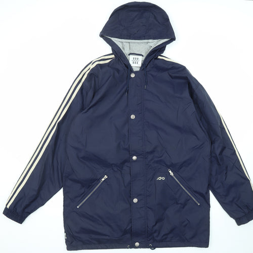 adidas Mens Blue Jacket Size M Zip