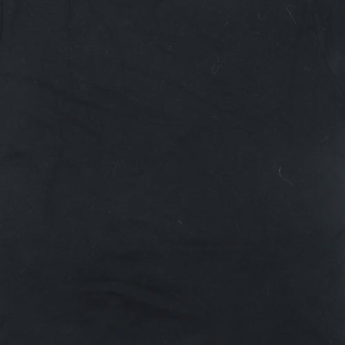 HUGO BOSS Mens Black Cotton T-Shirt Size 2XL Round Neck