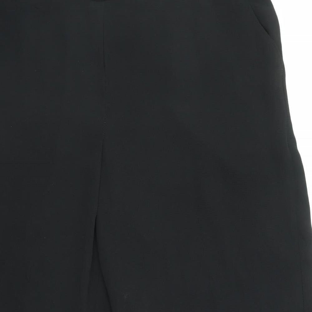 Max Studio Womens Black Polyester Cropped Trousers Size 22 L25 in Regular