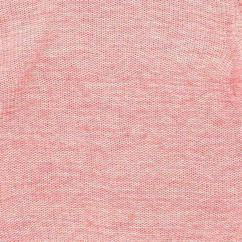 Marks and Spencer Womens Multicoloured Round Neck Cotton Pullover Jumper Size 12