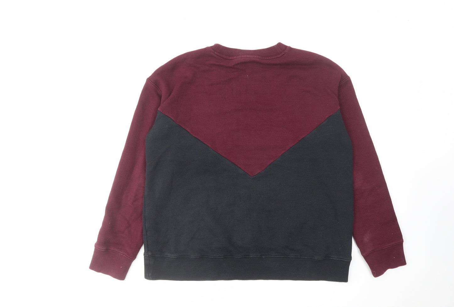adidas Womens Multicoloured Colourblock Polyester Pullover Sweatshirt Size 12 Pullover - Logo