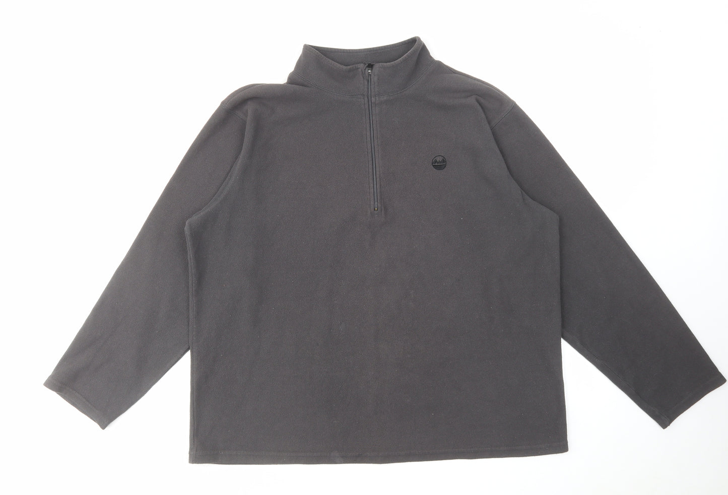 Wrangler Mens Grey Polyester Pullover Sweatshirt Size L