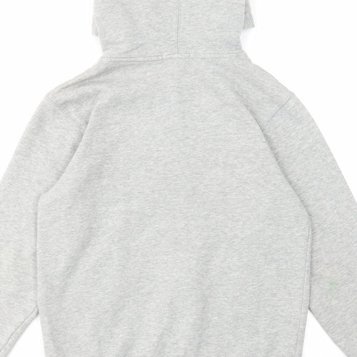 Gap Boys Grey Cotton Full Zip Hoodie Size 10-11 Years Zip