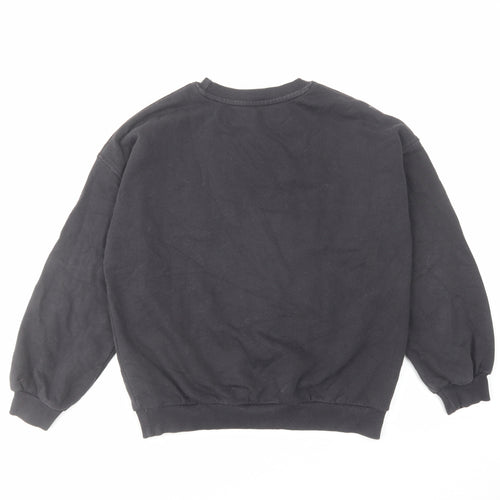 Marks and Spencer Boys Grey Cotton Pullover Sweatshirt Size 11-12 Years Pullover - Brooklyn USA