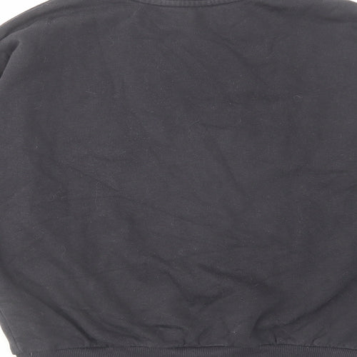Marks and Spencer Boys Grey Cotton Pullover Sweatshirt Size 11-12 Years Pullover - Brooklyn USA