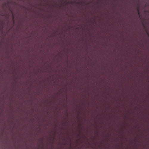 NEXT Mens Red Cotton Polo Size L Collared Button