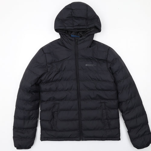 Mountain Warehouse Mens Black Jacket Coatigan Size S Zip