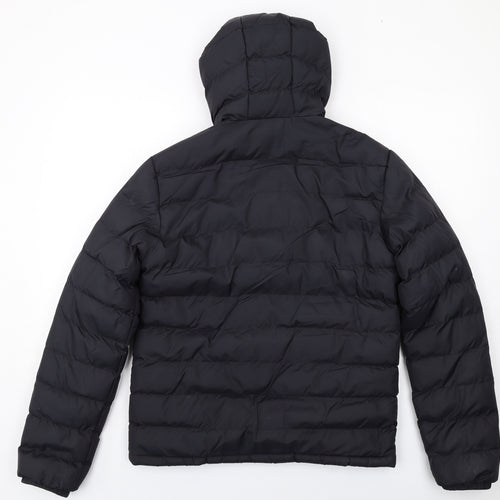 Mountain Warehouse Mens Black Jacket Coatigan Size S Zip