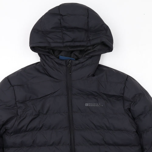 Mountain Warehouse Mens Black Jacket Coatigan Size S Zip