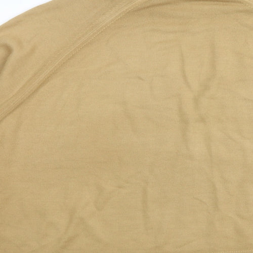 Berkertex Womens Brown High Neck Acrylic Pullover Jumper Size 22
