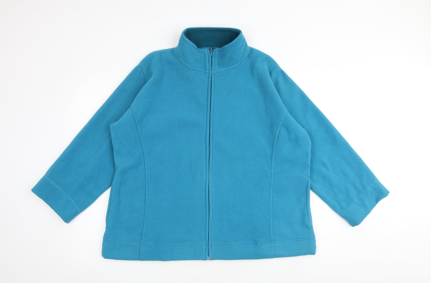 EWM Womens Blue Jacket Size 22 Zip - Size 22-24