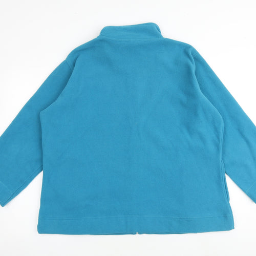EWM Womens Blue Jacket Size 22 Zip - Size 22-24