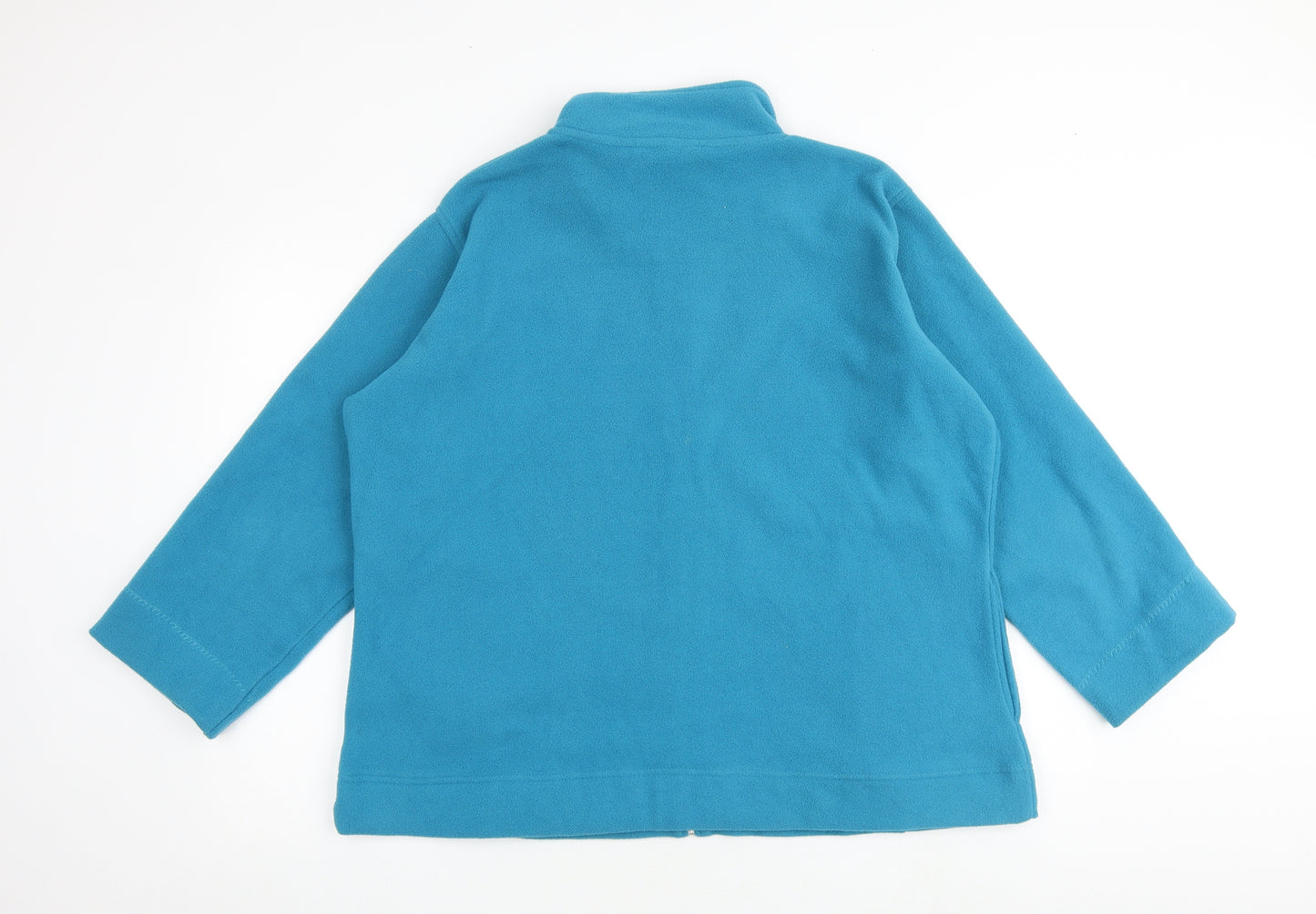 EWM Womens Blue Jacket Size 22 Zip - Size 22-24