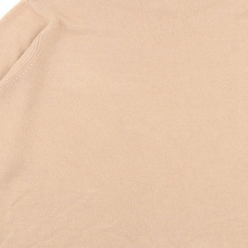 Marks and Spencer Womens Pink Round Neck Acrylic Pullover Jumper Size 18