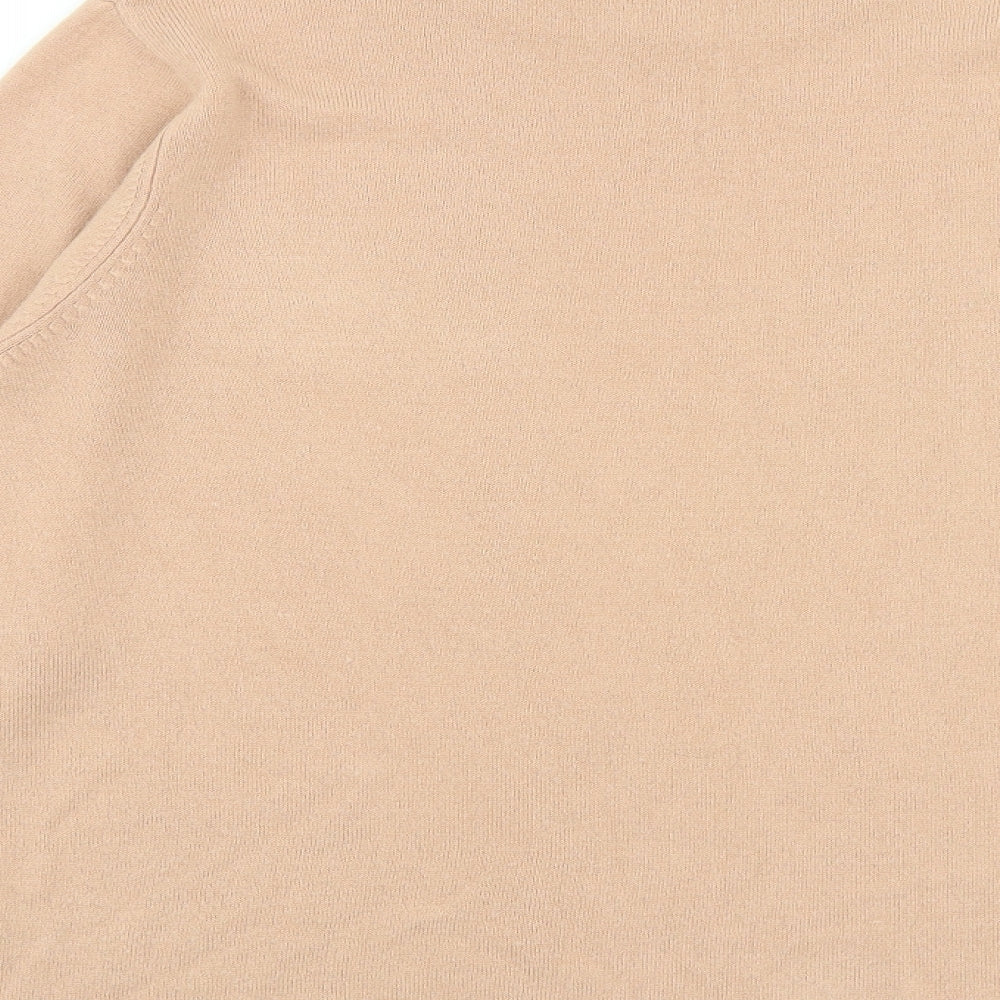 Marks and Spencer Womens Pink Round Neck Acrylic Pullover Jumper Size 18