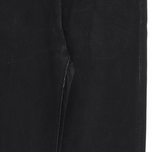 Paul Smith Mens Black Cotton Straight Jeans Size 38 in L34 in Regular Zip
