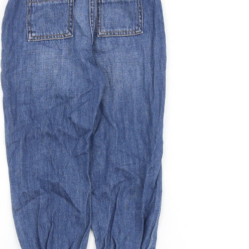 John Lewis Boys Blue Cotton Tapered Jeans Size 5 Years Regular