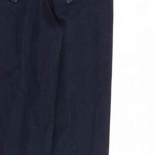 Gap Womens Blue Cotton Skinny Jeans Size 26 in L27 in Slim Zip