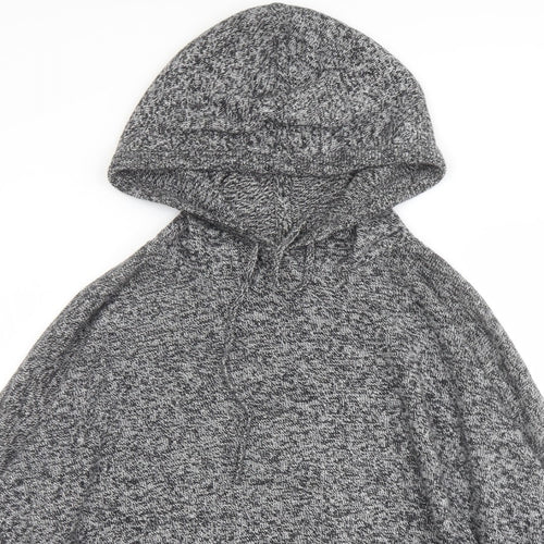 Gap Womens Grey Round Neck Nylon Pullover Jumper Size XL