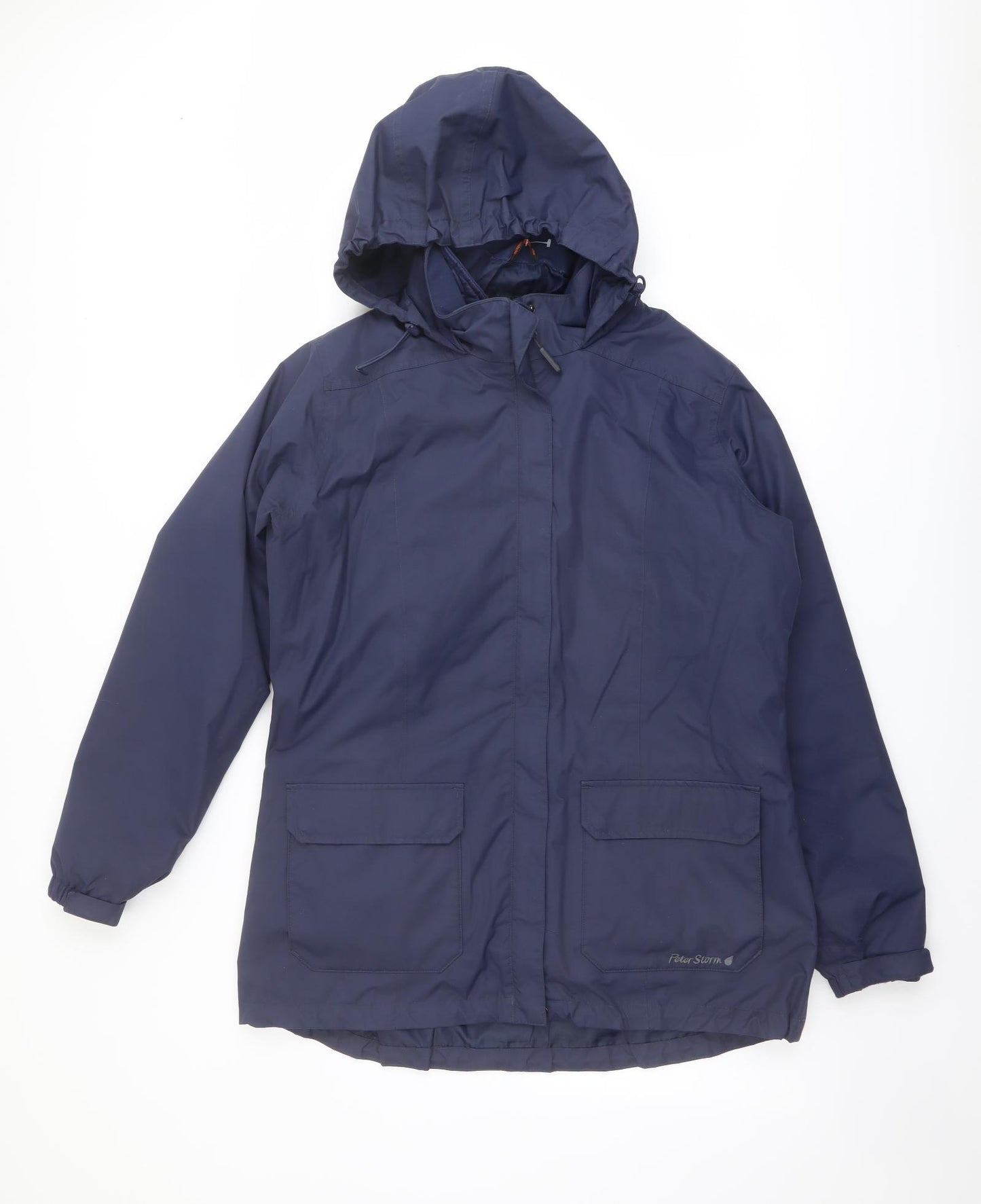 Peter Storm Womens Blue Windbreaker Jacket Size 14 Zip