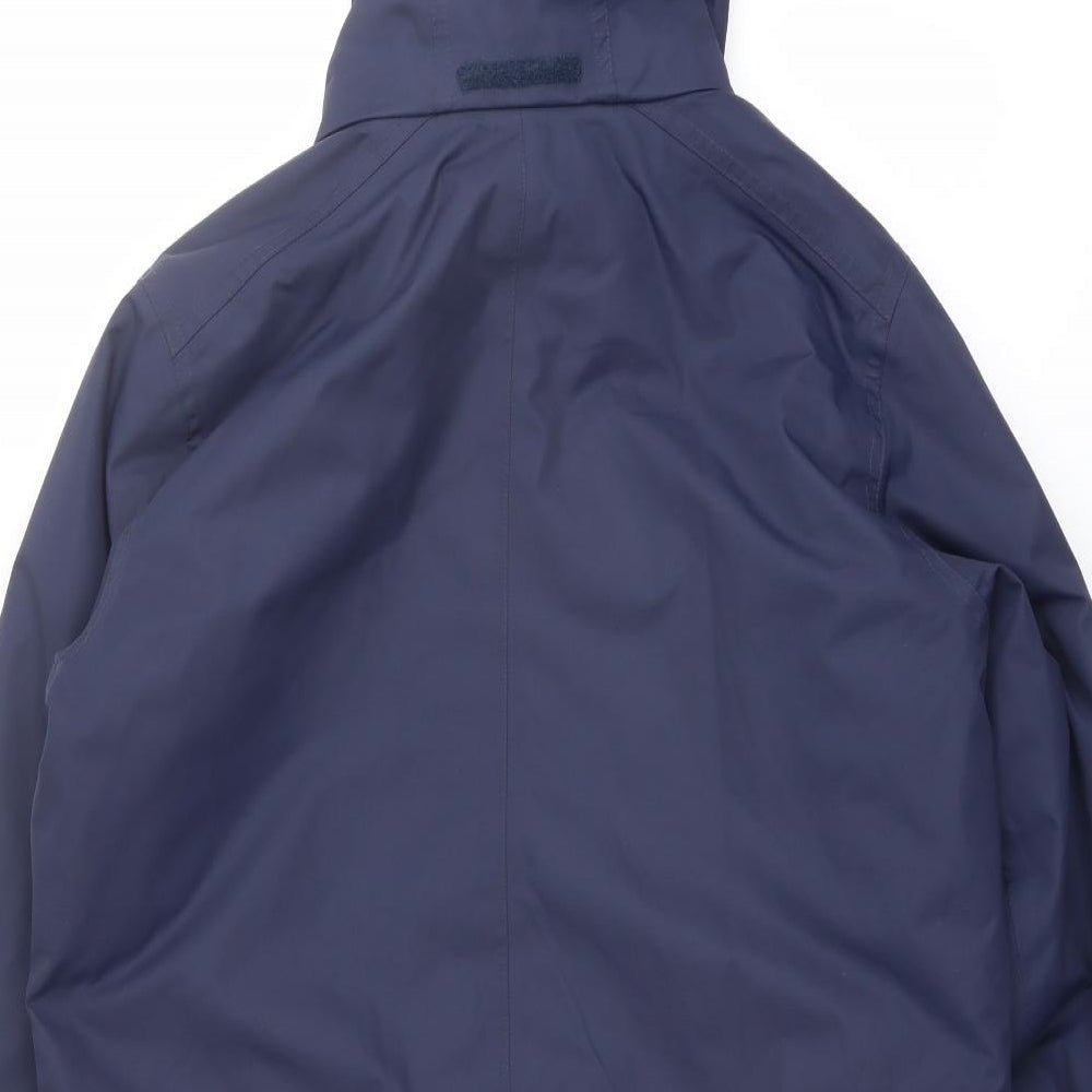 Peter Storm Womens Blue Windbreaker Jacket Size 14 Zip