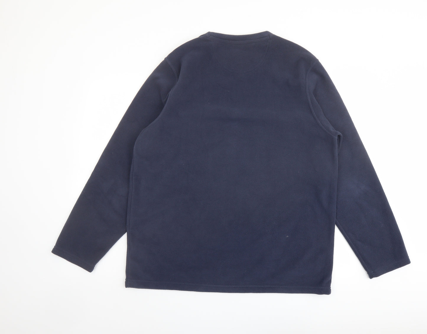 Blue Harbour Mens Blue Polyester Pullover Sweatshirt Size L