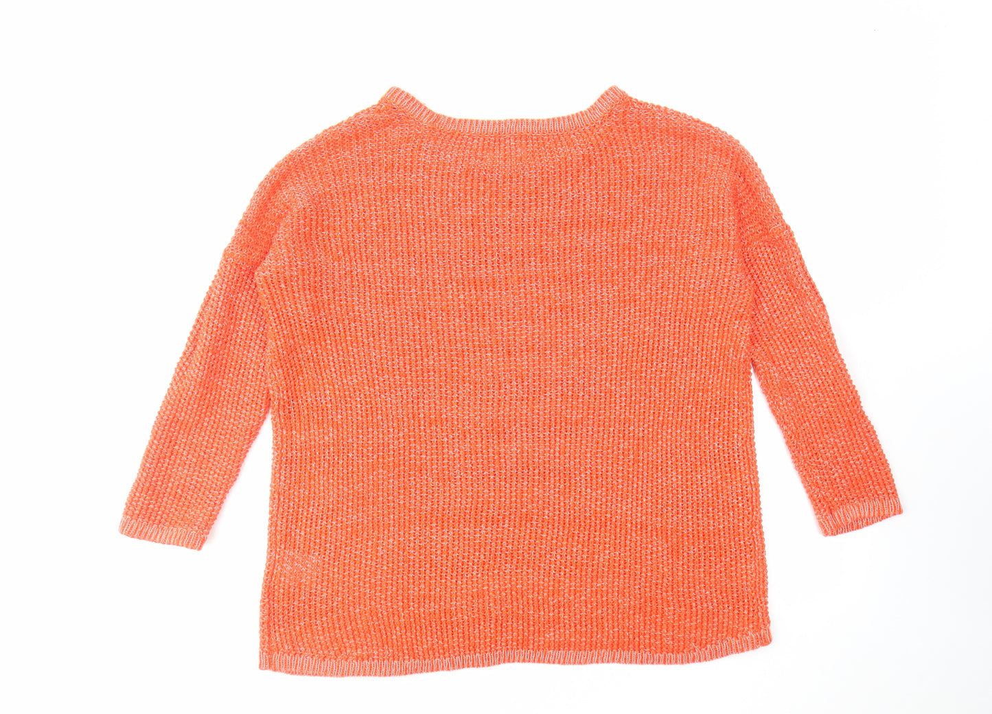 Peppercorn Womens Red Round Neck Acrylic Pullover Jumper Size M