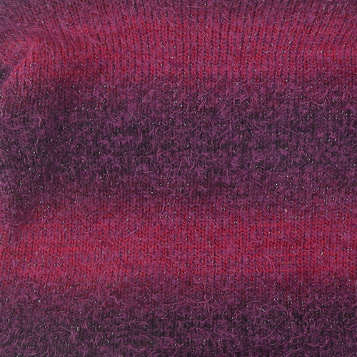 Roman Womens Pink Round Neck Polyamide Pullover Jumper Size 14