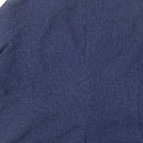 New Look Womens Blue Jacket Size 16 Button