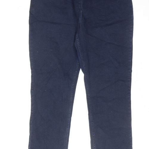 Maine Womens Blue Cotton Jegging Jeans Size 16 L30 in Regular