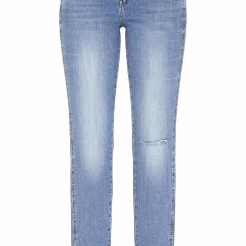 Red Button Womens Blue Cotton Skinny Jeans Size 10 L29 in Regular Zip