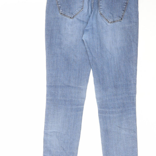 Red Button Womens Blue Cotton Skinny Jeans Size 10 L29 in Regular Zip