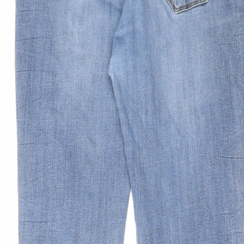 Red Button Womens Blue Cotton Skinny Jeans Size 10 L29 in Regular Zip
