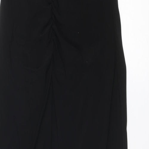 Damsel in a Dress Womens Black Polyester Maxi Size 10 V-Neck Button