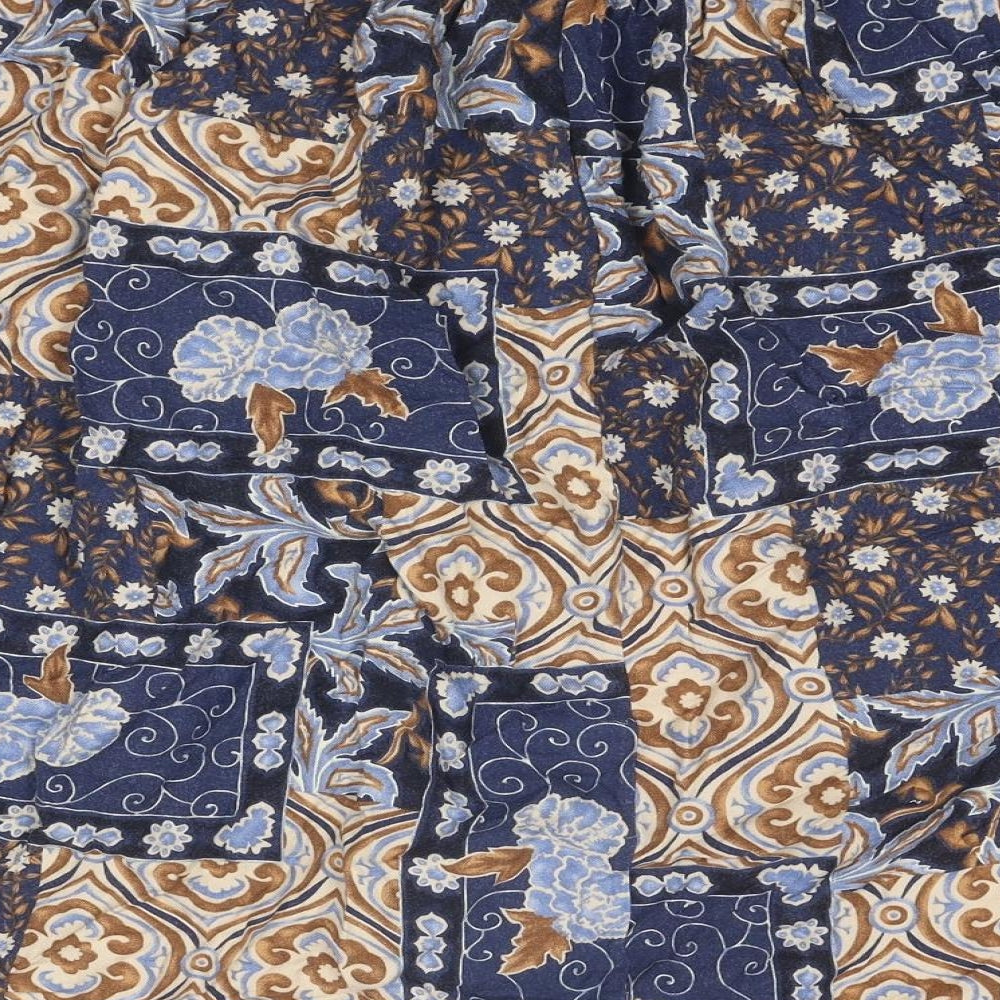 Damart Womens Multicoloured Geometric Viscose A-Line Skirt Size 20