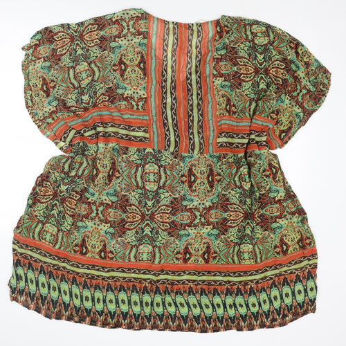 Monsoon Womens Multicoloured Paisley Viscose Cover Up Size S