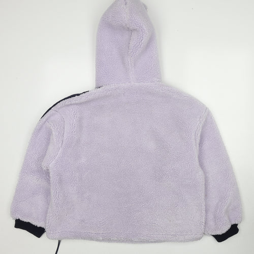 Bershka Womens Purple Polyester Pullover Hoodie Size M Pullover - Teddy Bear Style