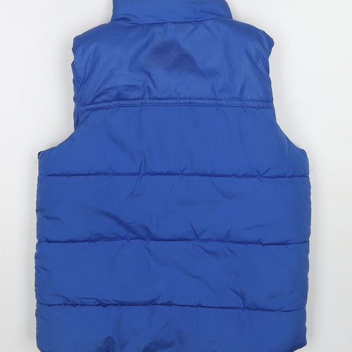 NEXT Boys Blue Gilet Jacket Size 5-6 Years Zip